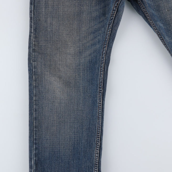 Levi's 505 STRAIGHT FIT tapered denim pants for men, size w34 cotton blue type Vintage Second Hand