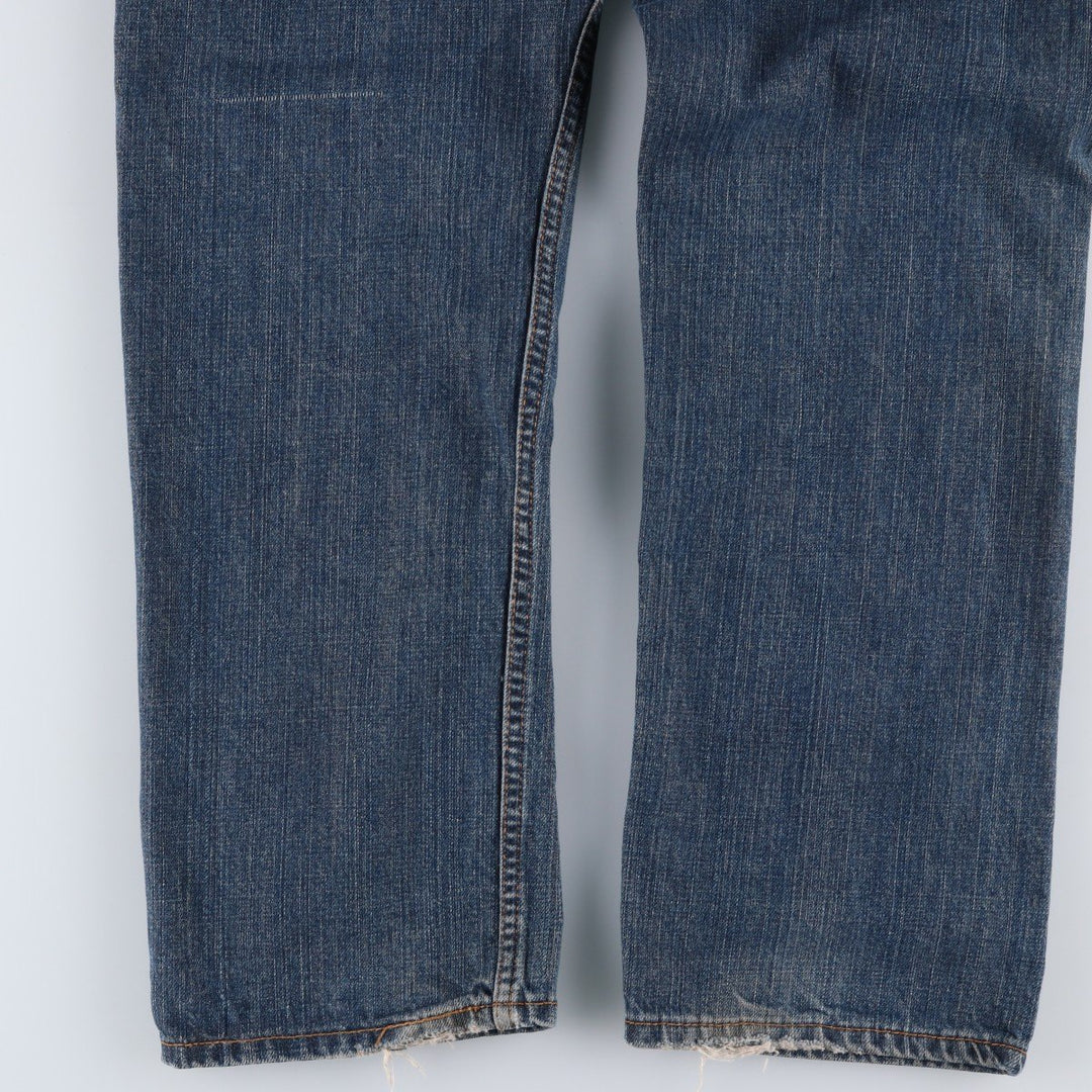 Levi's 505 STRAIGHT FIT tapered denim pants for men, size w34 cotton blue type Vintage Second Hand