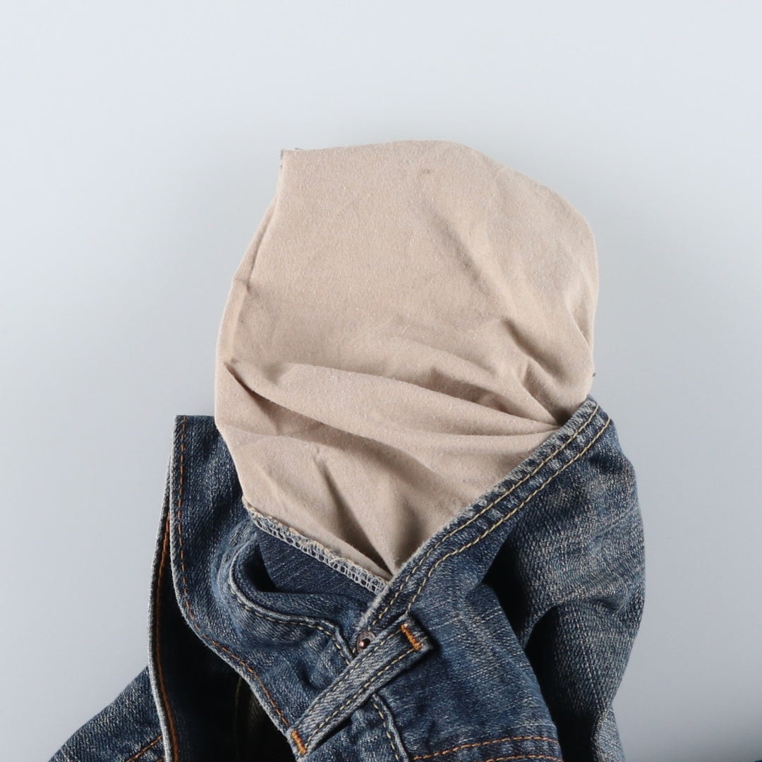 Levi's 505 STRAIGHT FIT tapered denim pants for men, size w34 cotton blue type Vintage Second Hand