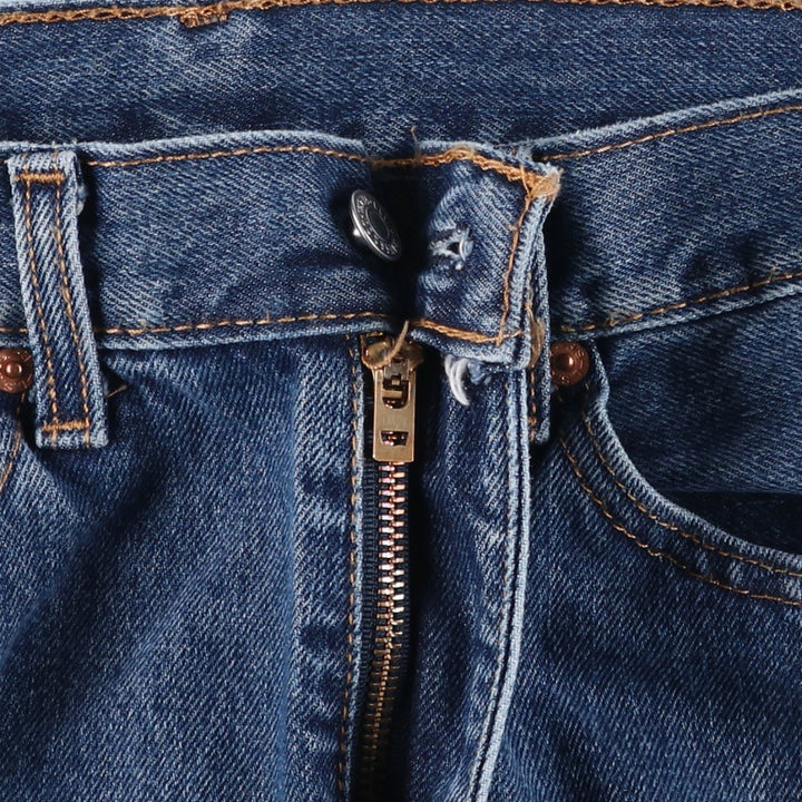 Levi's 505 tapered denim pants for men, equivalent to w35 cotton blue type Vintage Second Hand
