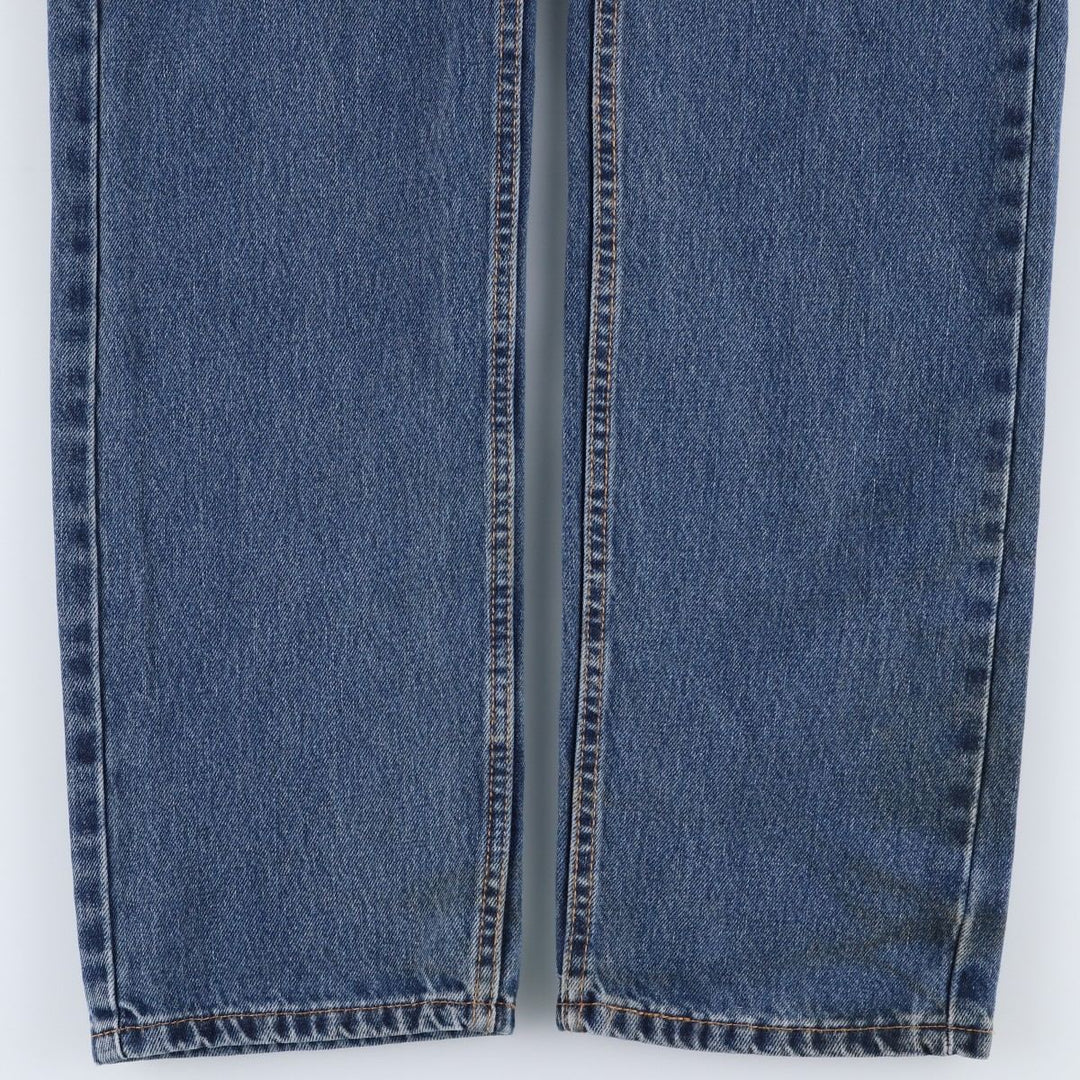 Levi's 505 tapered denim pants for men, equivalent to w35 cotton blue type Vintage Second Hand
