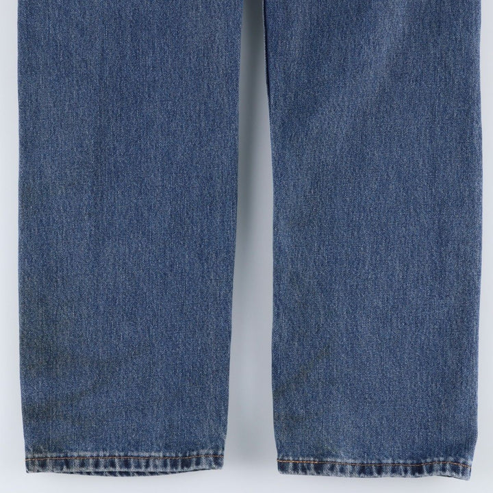 Levi's 505 tapered denim pants for men, equivalent to w35 cotton blue type Vintage Second Hand