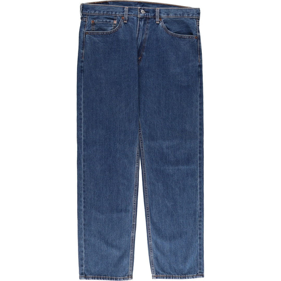 Levi's 505 tapered denim pants for men, size w37 cotton blue type Vintage Second Hand