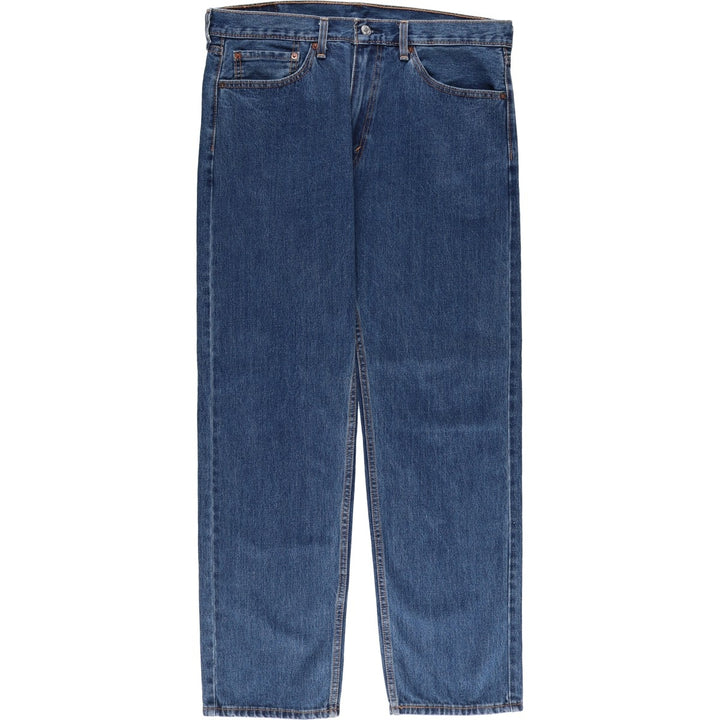 Levi's 505 tapered denim pants for men, size w37 cotton blue type Vintage Second Hand