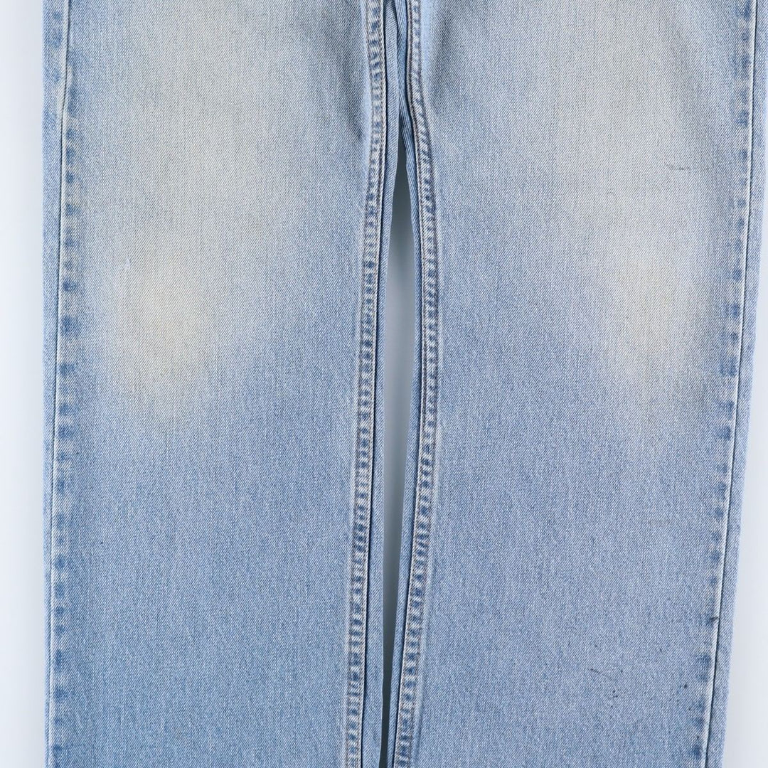 Levi's 505 Straight Fit Tapered Denim Pants, Men's, Size 35 cotton Blue type light blue Vintage Second Hand