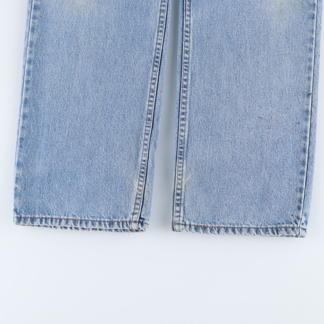 Levi's 505 Straight Fit Tapered Denim Pants, Men's, Size 35 cotton Blue type light blue Vintage Second Hand