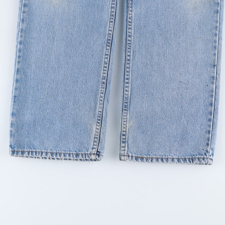 Levi's 505 Straight Fit Tapered Denim Pants, Men's, Size 35 cotton Blue type light blue Vintage Second Hand