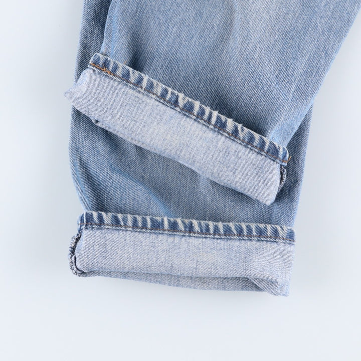 Levi's 505 Straight Fit Tapered Denim Pants, Men's, Size 35 cotton Blue type light blue Vintage Second Hand
