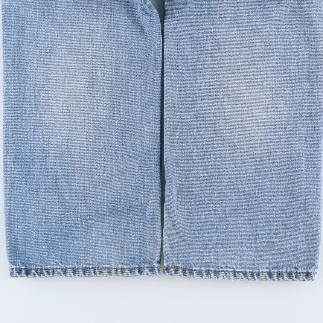 Levi's 505 Straight Fit Tapered Denim Pants, Men's, Size 35 cotton Blue type light blue Vintage Second Hand