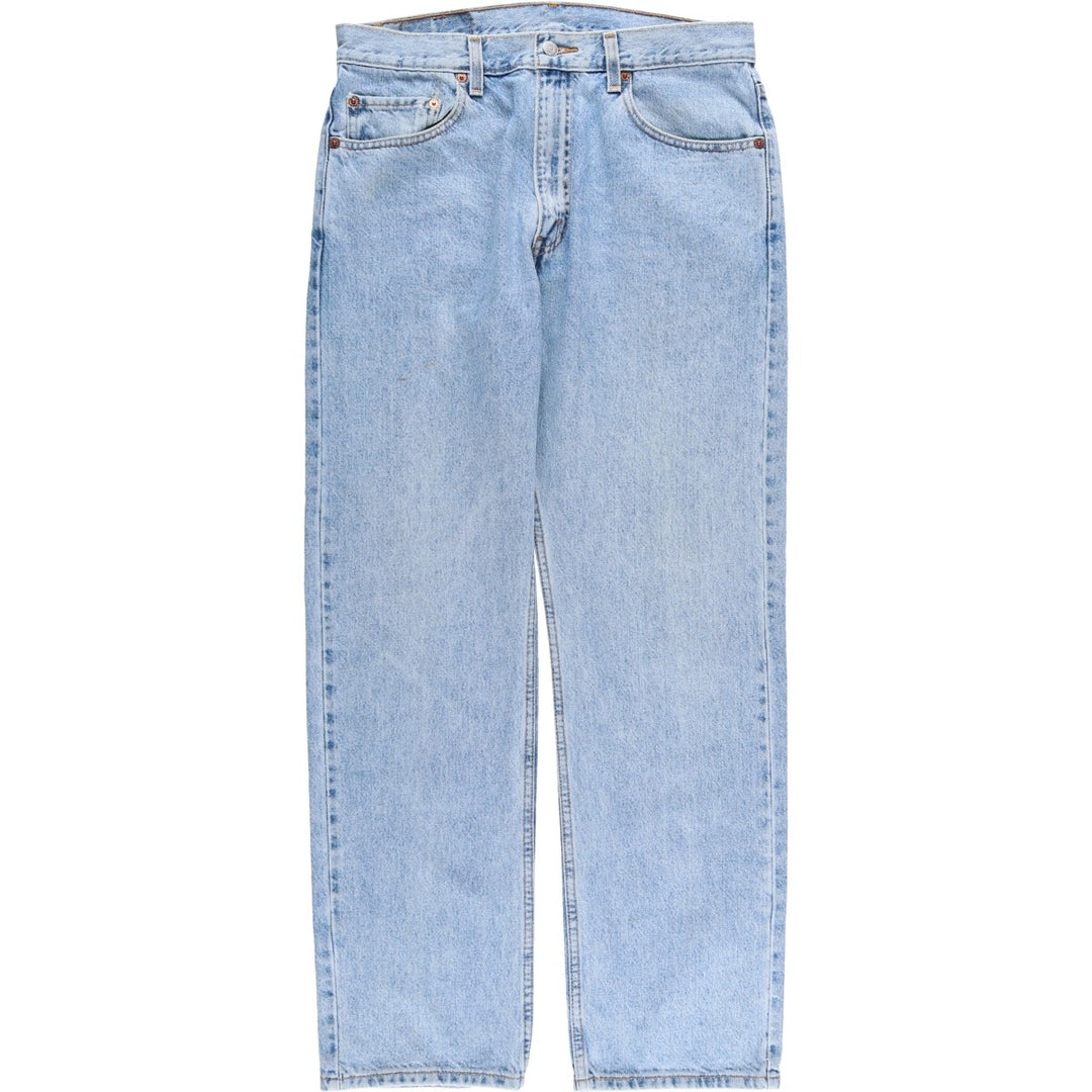 2000'S Levi's 505 Tapered Denim Pants, Men's Size W33 (approx.) cotton Blue type light blue Vintage Second Hand