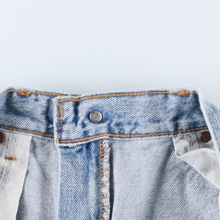 2000'S Levi's 505 Tapered Denim Pants, Men's Size W33 (approx.) cotton Blue type light blue Vintage Second Hand