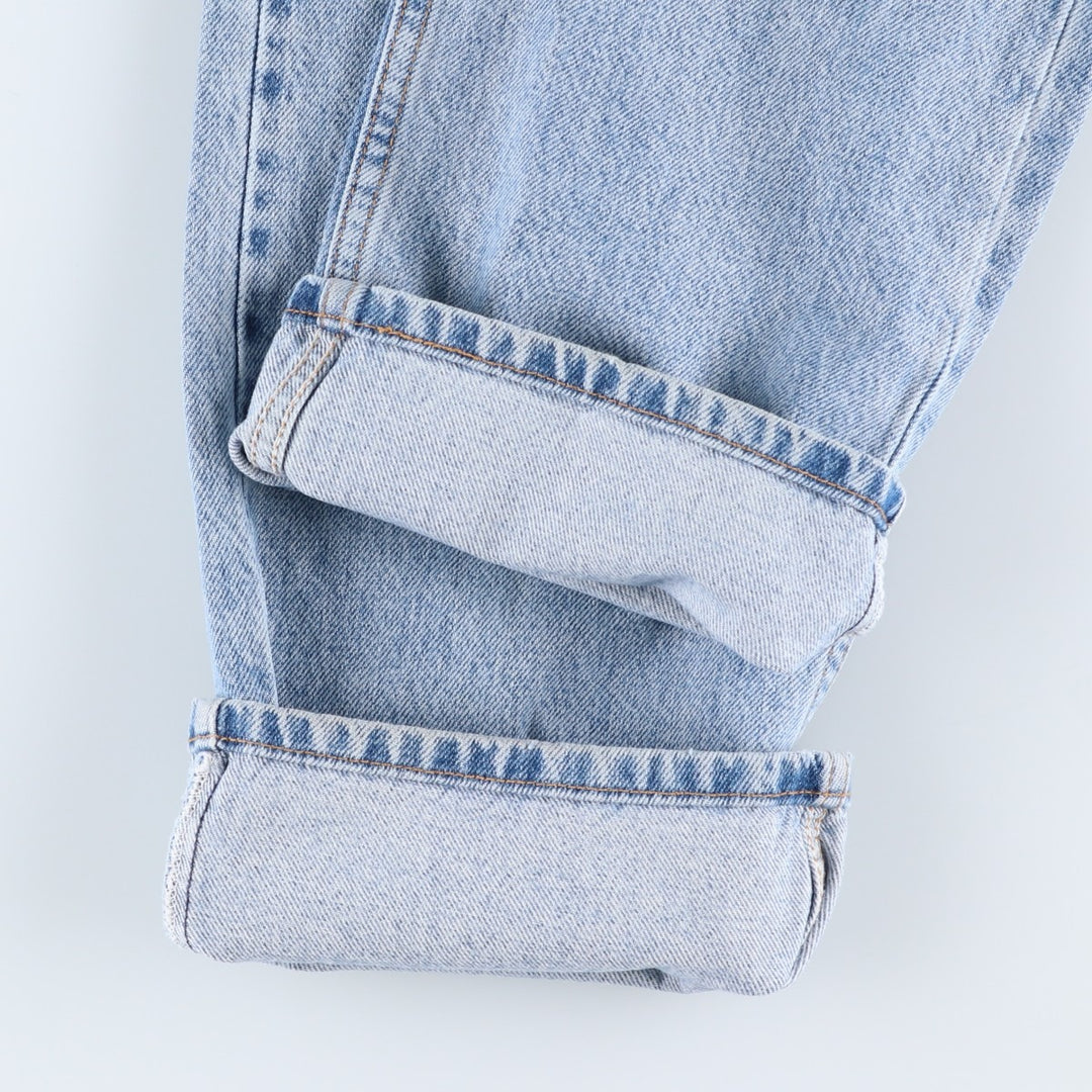2000'S Levi's 505 Tapered Denim Pants, Men's Size W33 (approx.) cotton Blue type light blue Vintage Second Hand