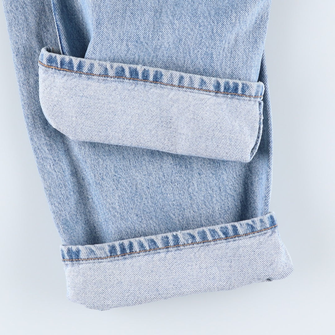 2000'S Levi's 505 Tapered Denim Pants, Men's Size W33 (approx.) cotton Blue type light blue Vintage Second Hand