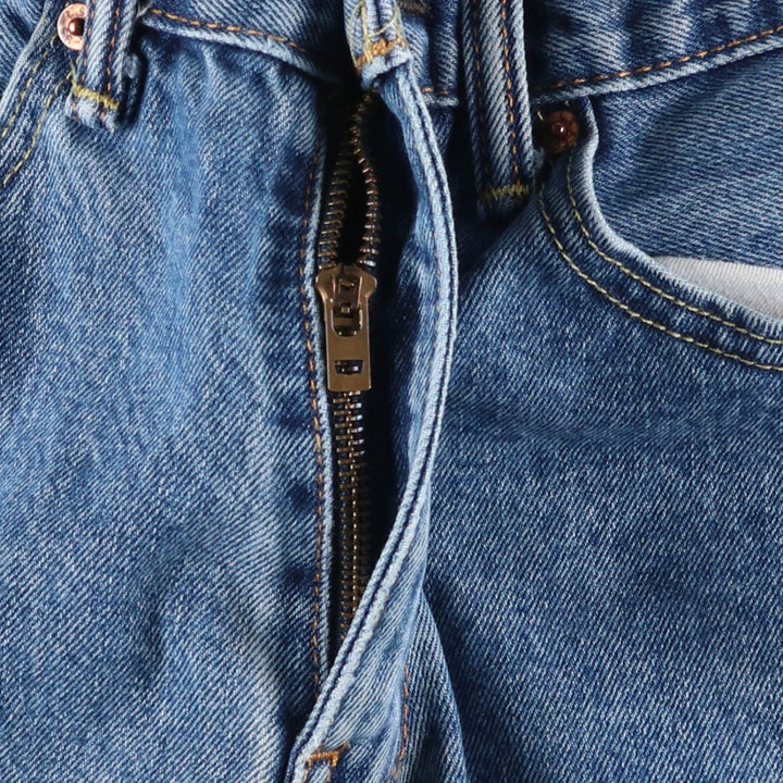 Levi's 505 tapered denim pants for men, size W34 cotton blue type Vintage Second Hand