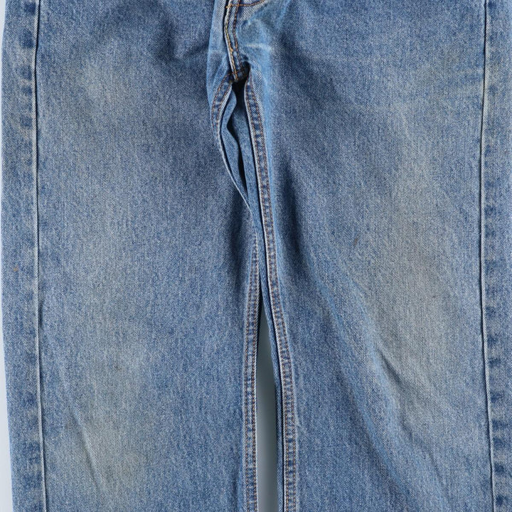 Levi's 505 tapered denim pants for men, size W34 cotton blue type Vintage Second Hand