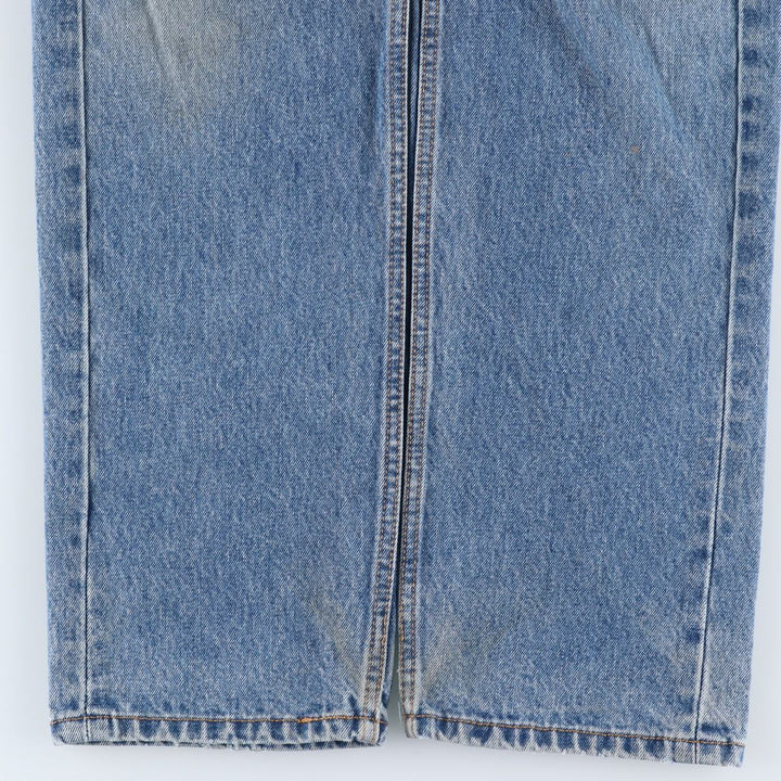 Levi's 505 tapered denim pants for men, size W34 cotton blue type Vintage Second Hand