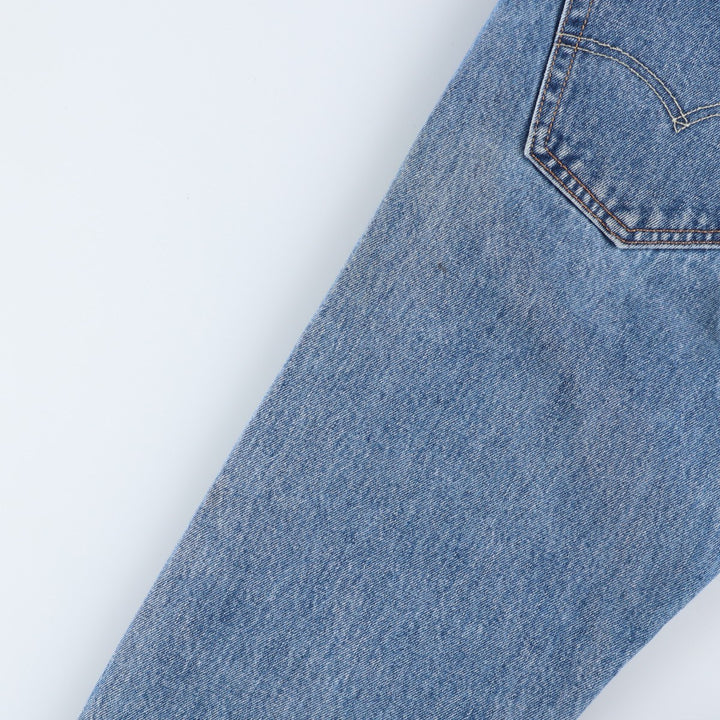 Levi's 505 tapered denim pants for men, size W34 cotton blue type Vintage Second Hand