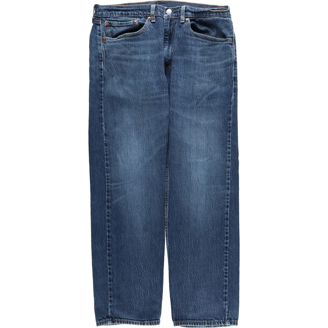 Levi's 505 tapered denim pants for men, equivalent to w35 cotton blue type Vintage Second Hand