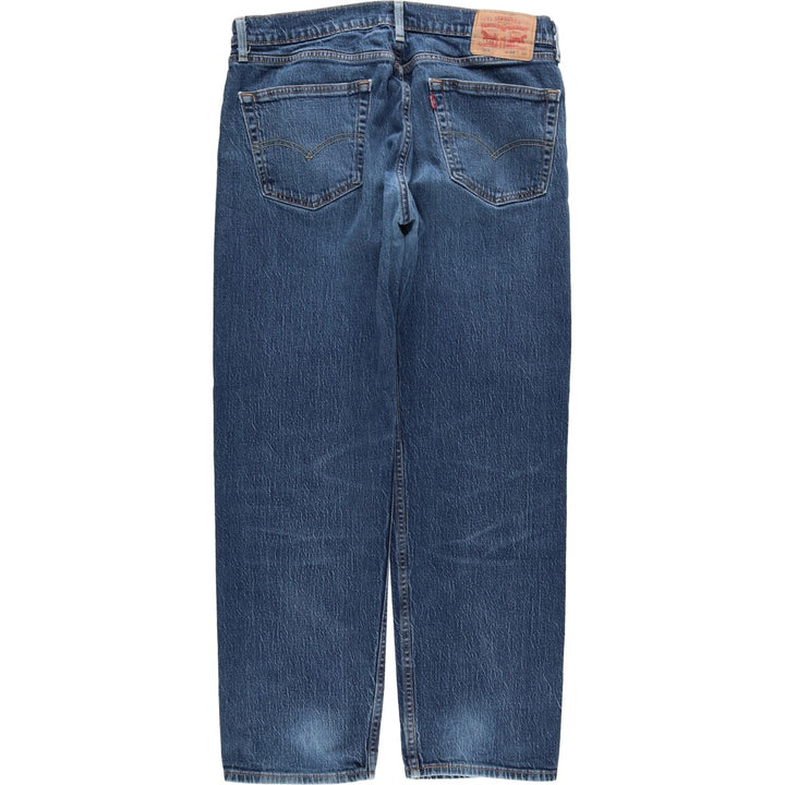 Levi's 505 tapered denim pants for men, equivalent to w35 cotton blue type Vintage Second Hand