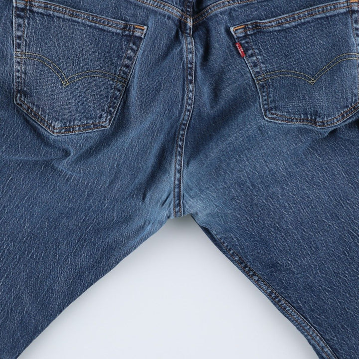 Levi's 505 tapered denim pants for men, equivalent to w35 cotton blue type Vintage Second Hand