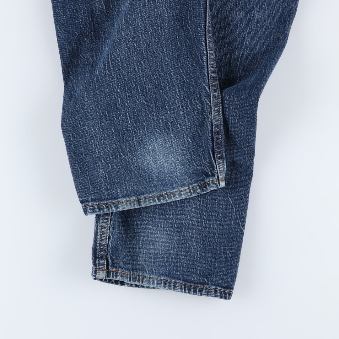 Levi's 505 tapered denim pants for men, equivalent to w35 cotton blue type Vintage Second Hand