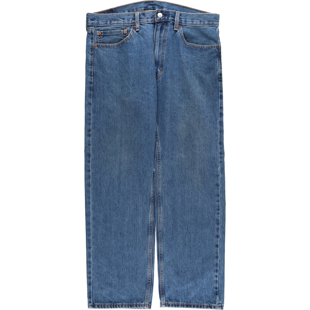 Levi's 505 tapered denim pants for men, size w37 cotton blue type Vintage Second Hand