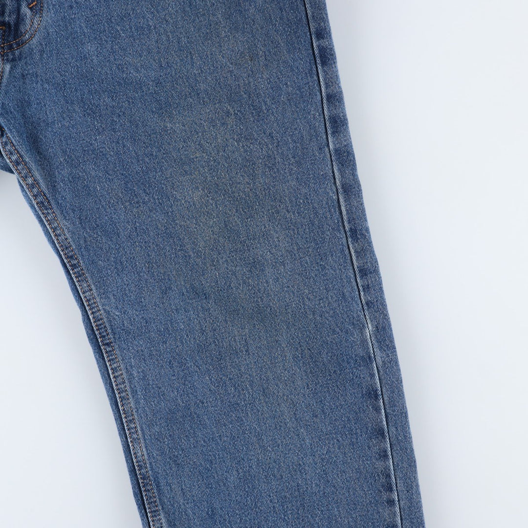 Levi's 505 tapered denim pants for men, size w37 cotton blue type Vintage Second Hand