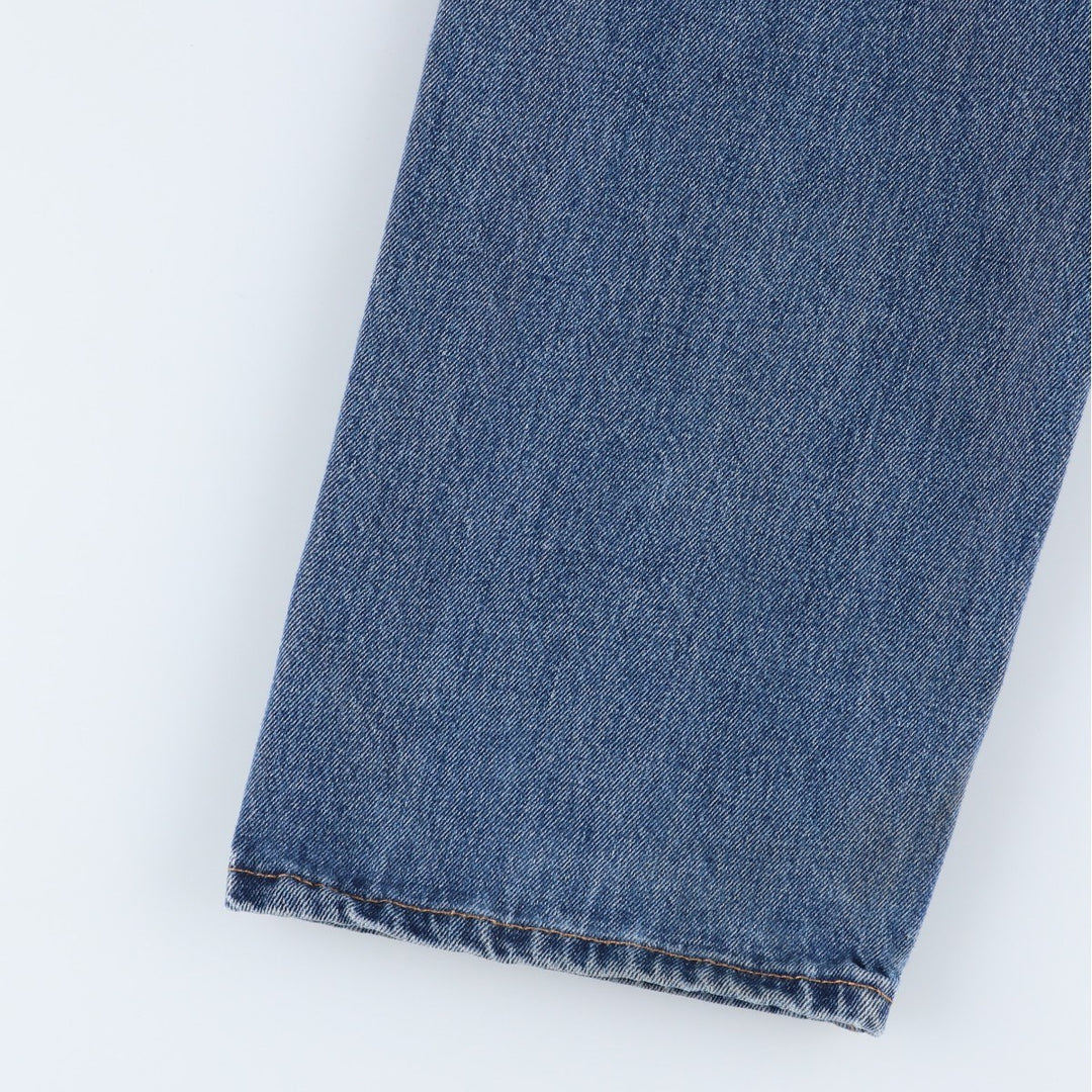 Levi's 505 tapered denim pants for men, size w37 cotton blue type Vintage Second Hand