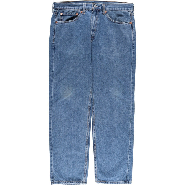 Levi's 505 tapered denim pants for men, equivalent to w35 cotton blue type Vintage Second Hand