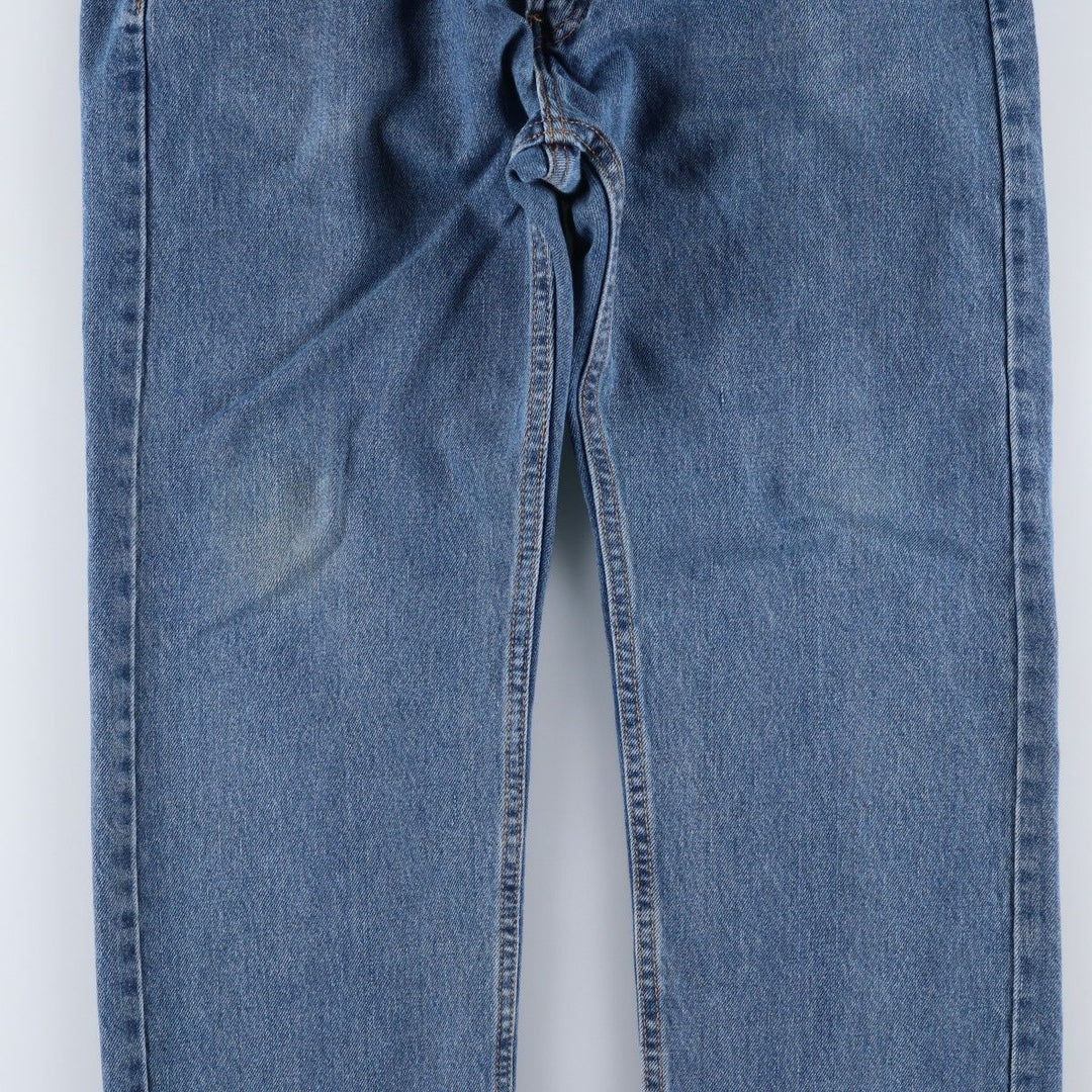 Levi's 505 tapered denim pants for men, equivalent to w35 cotton blue type Vintage Second Hand