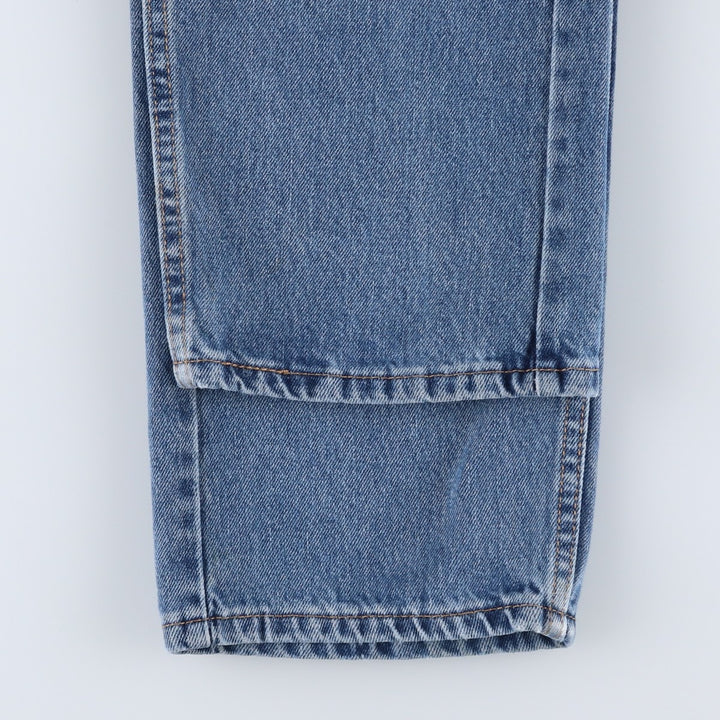 Levi's 505 tapered denim pants for men, equivalent to w35 cotton blue type Vintage Second Hand