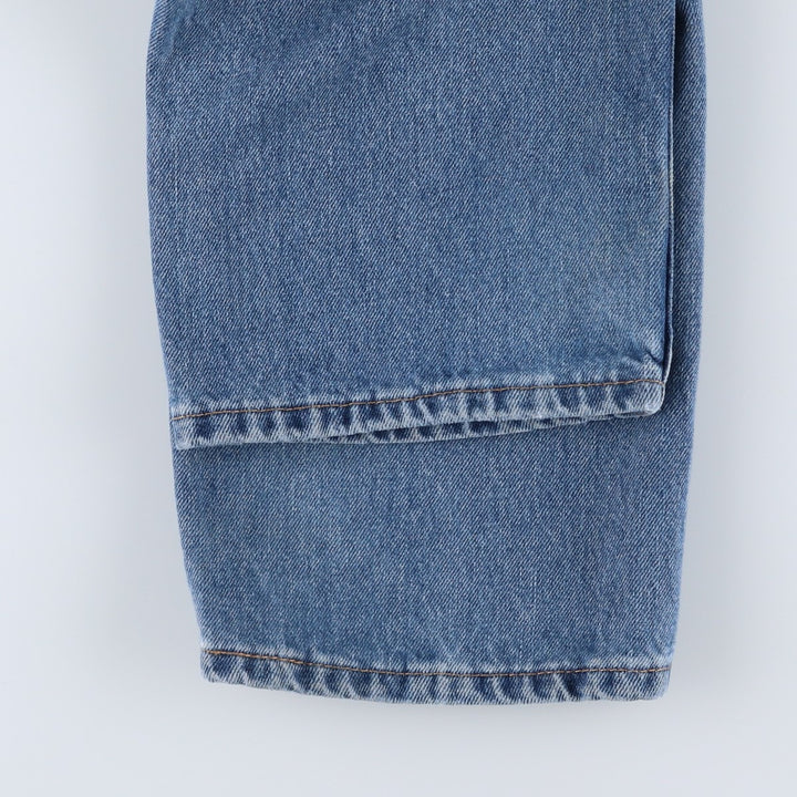 Levi's 505 tapered denim pants for men, equivalent to w35 cotton blue type Vintage Second Hand