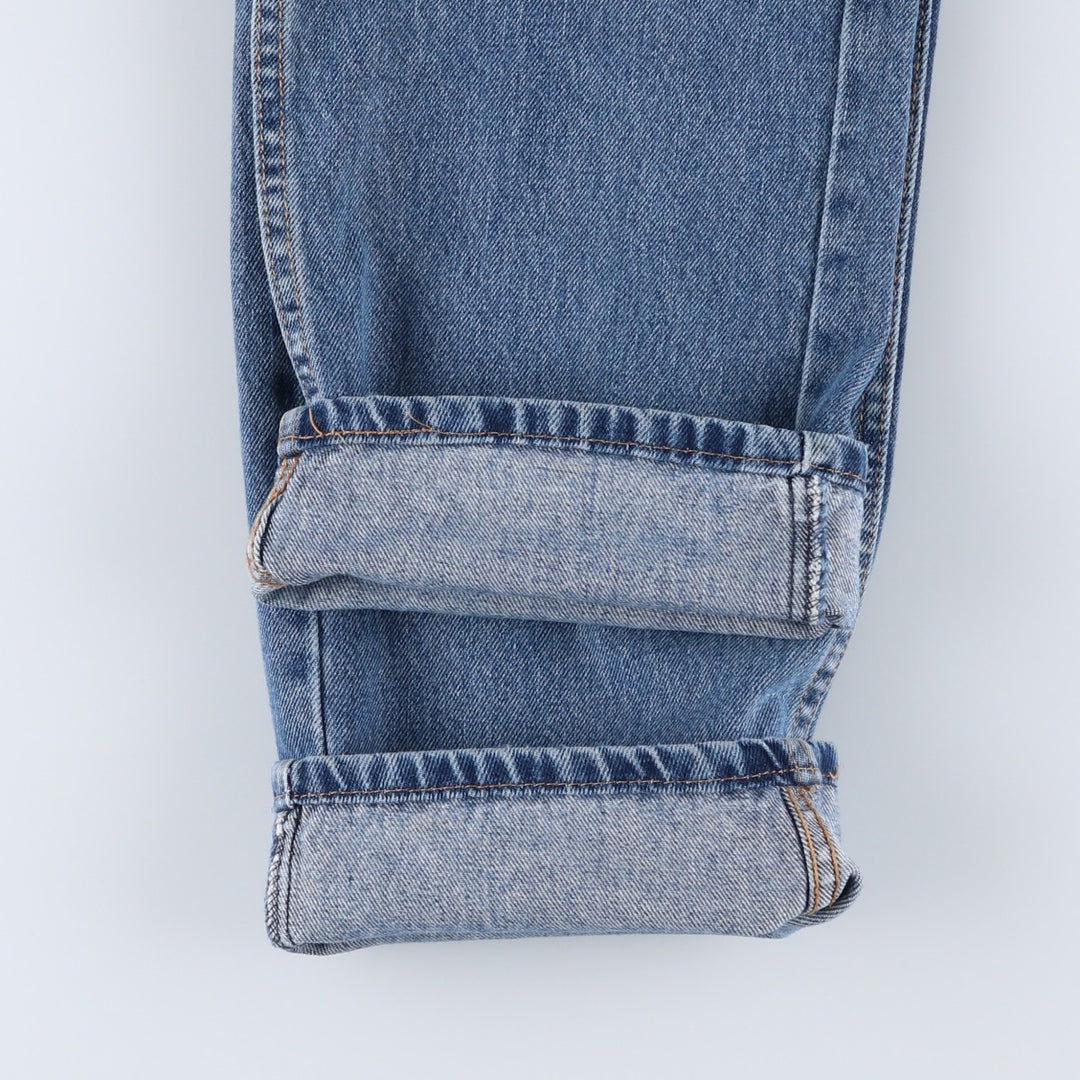 Levi's 505 tapered denim pants for men, equivalent to w35 cotton blue type Vintage Second Hand
