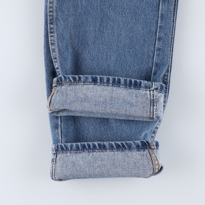 Levi's 505 tapered denim pants for men, equivalent to w35 cotton blue type Vintage Second Hand