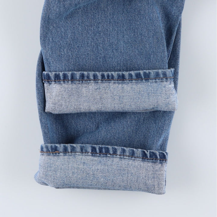 Levi's 505 tapered denim pants for men, equivalent to w35 cotton blue type Vintage Second Hand