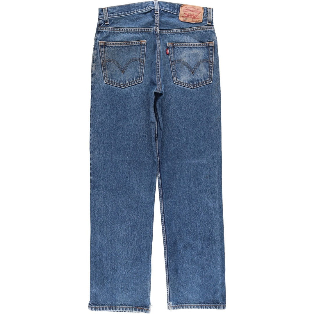 Levi's 505 Regular Fit Tapered Denim Pants, Men's, Size W30 cotton blue type Vintage Second Hand