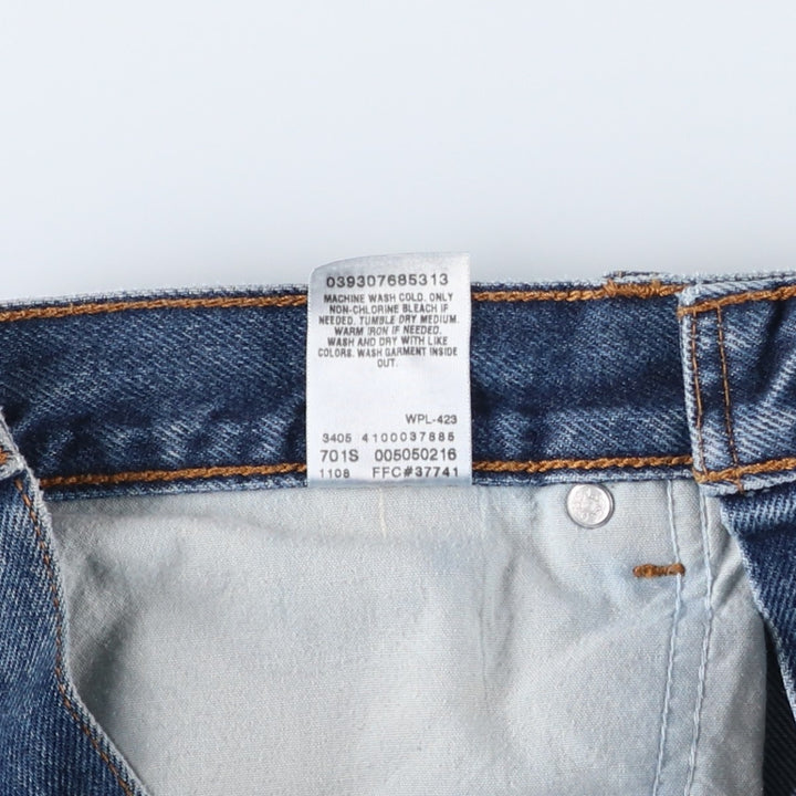 Levi's 505 Regular Fit Tapered Denim Pants, Men's, Size W30 cotton blue type Vintage Second Hand