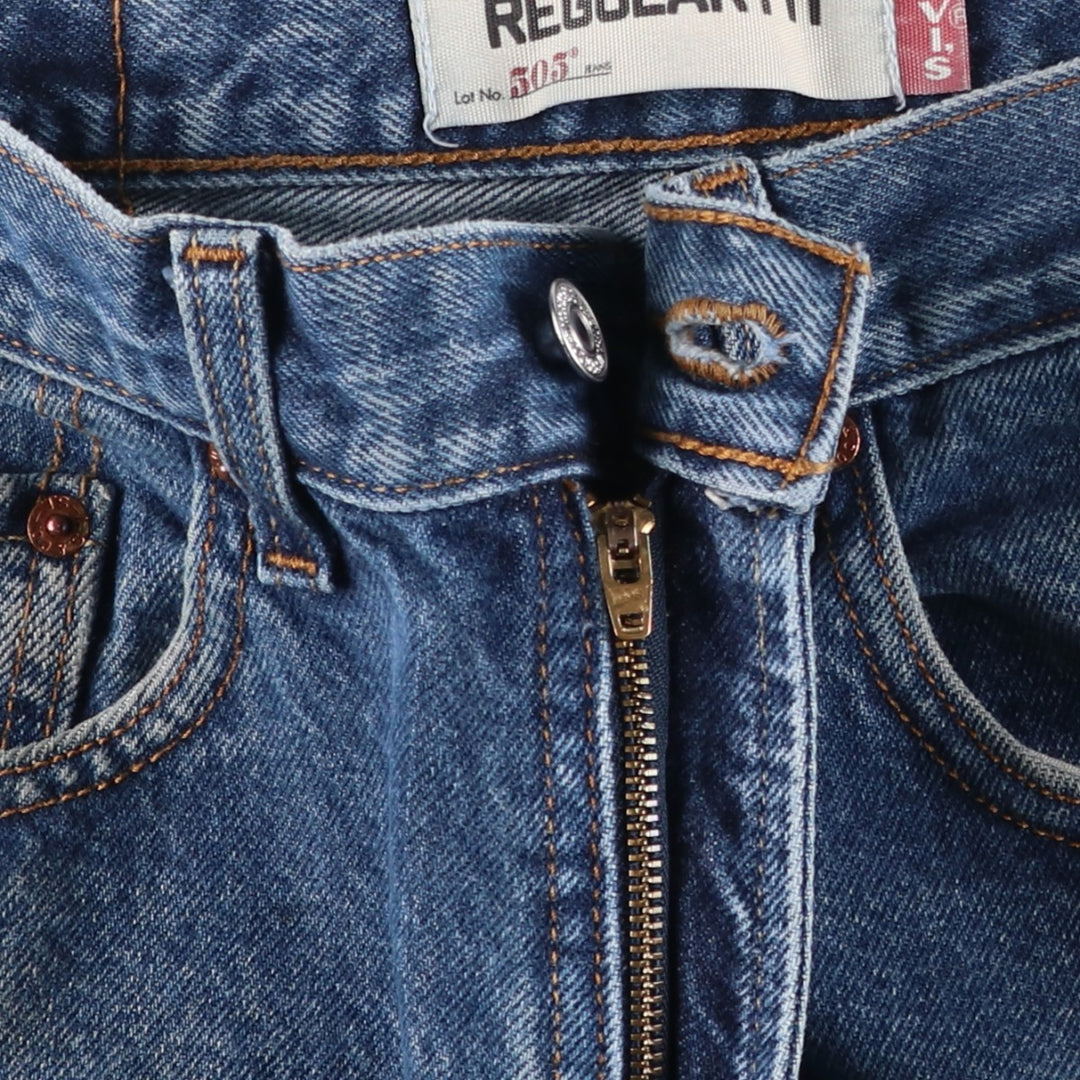 Levi's 505 Regular Fit Tapered Denim Pants, Men's, Size W30 cotton blue type Vintage Second Hand