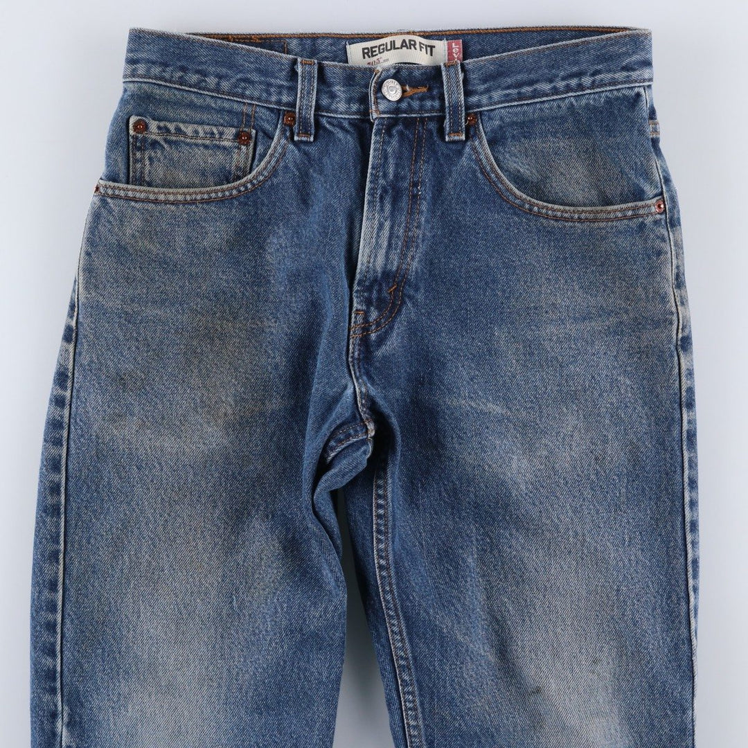 Levi's 505 Regular Fit Tapered Denim Pants, Men's, Size W30 cotton blue type Vintage Second Hand
