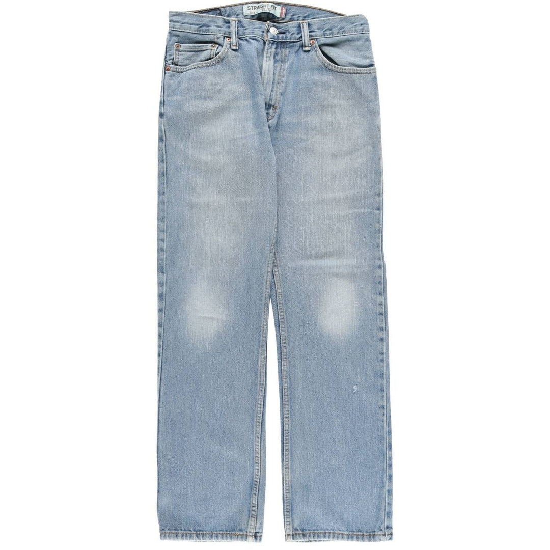 Levi's 505 Straight Fit Tapered Denim Pants, Men's, Size W32 cotton blue type Vintage Second Hand