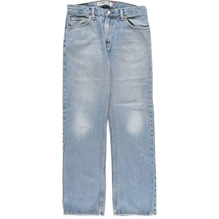 Levi's 505 Straight Fit Tapered Denim Pants, Men's, Size W32 cotton blue type Vintage Second Hand