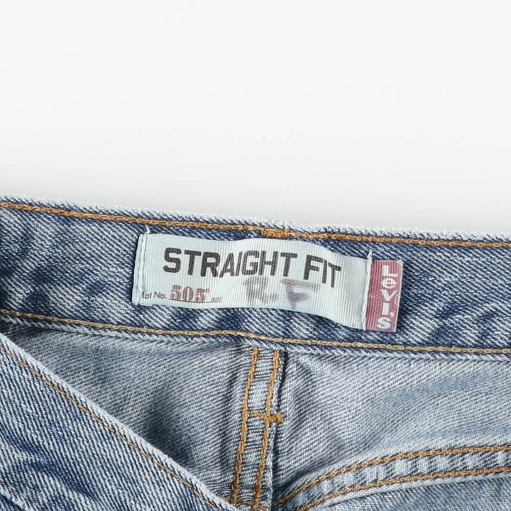 Levi's 505 Straight Fit Tapered Denim Pants, Men's, Size W32 cotton blue type Vintage Second Hand