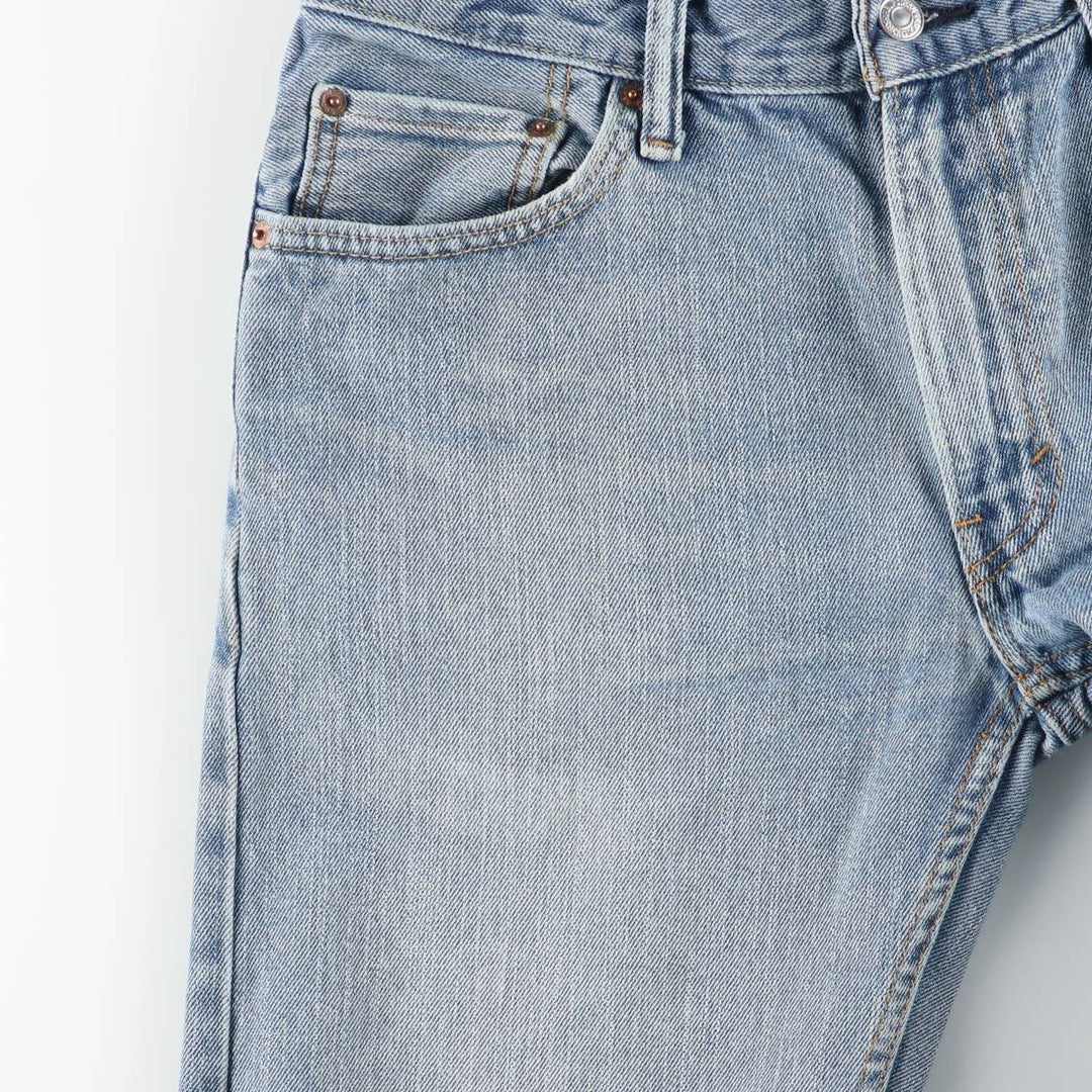 Levi's 505 Straight Fit Tapered Denim Pants, Men's, Size W32 cotton blue type Vintage Second Hand