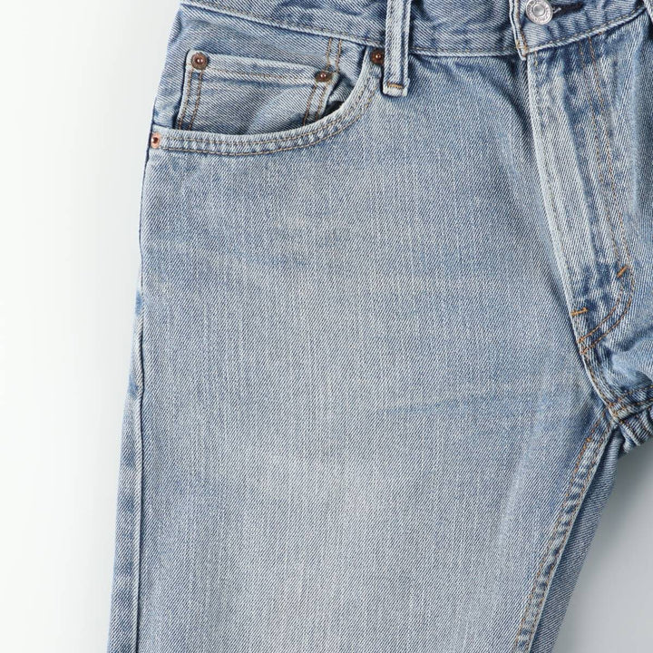 Levi's 505 Straight Fit Tapered Denim Pants, Men's, Size W32 cotton blue type Vintage Second Hand
