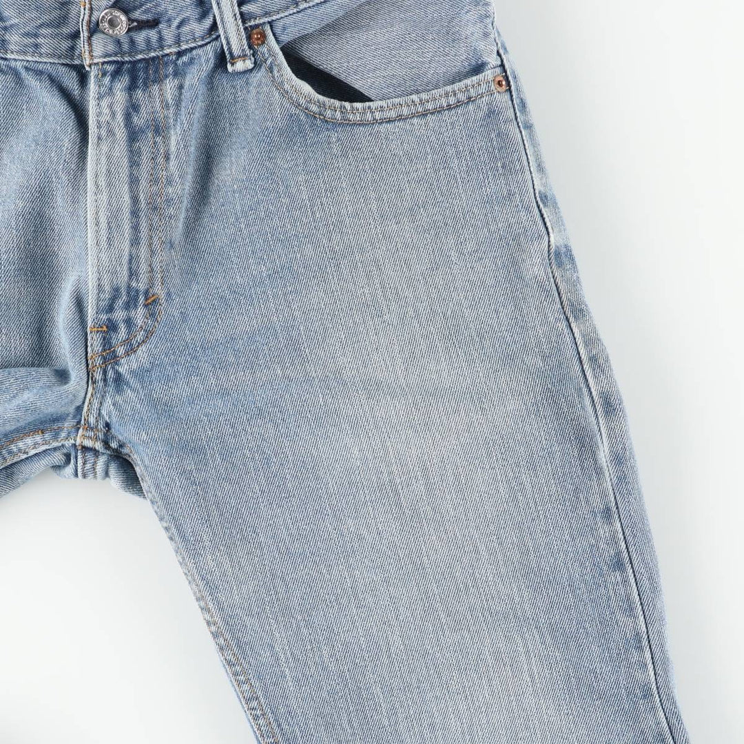 Levi's 505 Straight Fit Tapered Denim Pants, Men's, Size W32 cotton blue type Vintage Second Hand