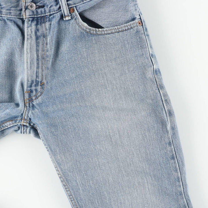 Levi's 505 Straight Fit Tapered Denim Pants, Men's, Size W32 cotton blue type Vintage Second Hand