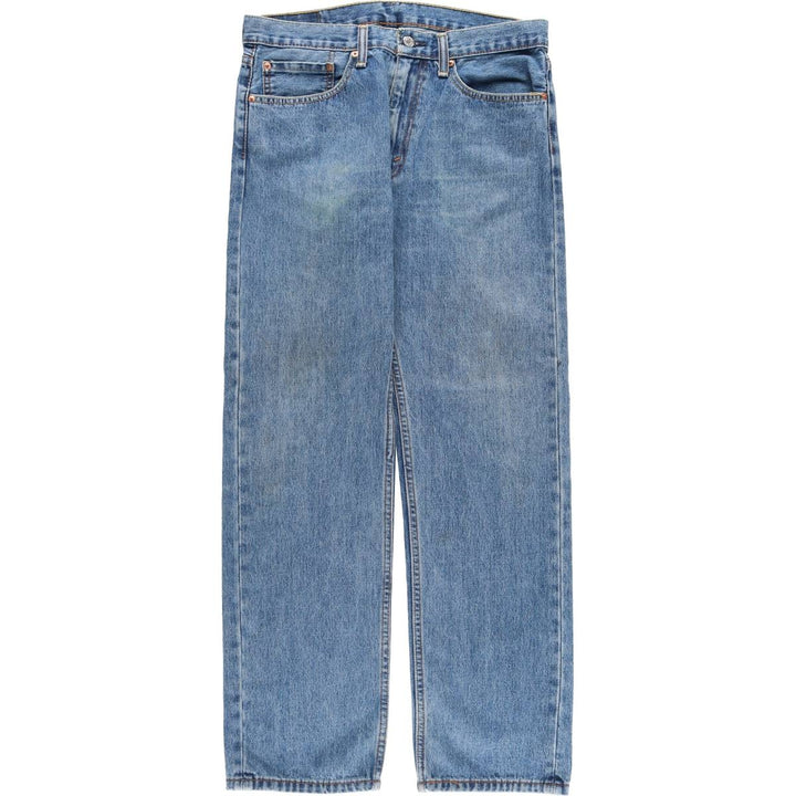 Levi's 505 Tapered Denim Pants, Men's W35 (approx.), Vintage cotton blue type Vintage Second Hand