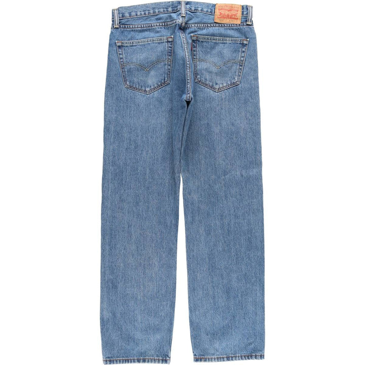 Levi's 505 Tapered Denim Pants, Men's W35 (approx.), Vintage cotton blue type Vintage Second Hand