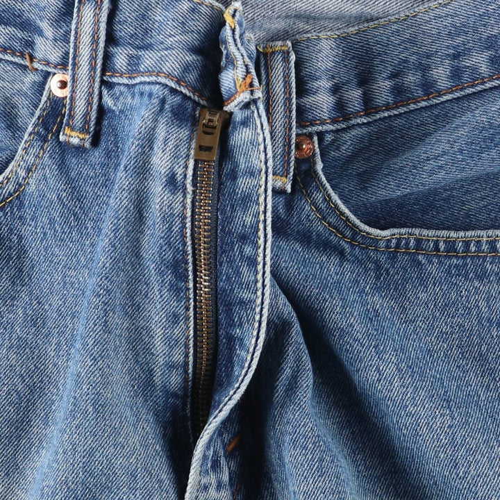 Levi's 505 Tapered Denim Pants, Men's W35 (approx.), Vintage cotton blue type Vintage Second Hand