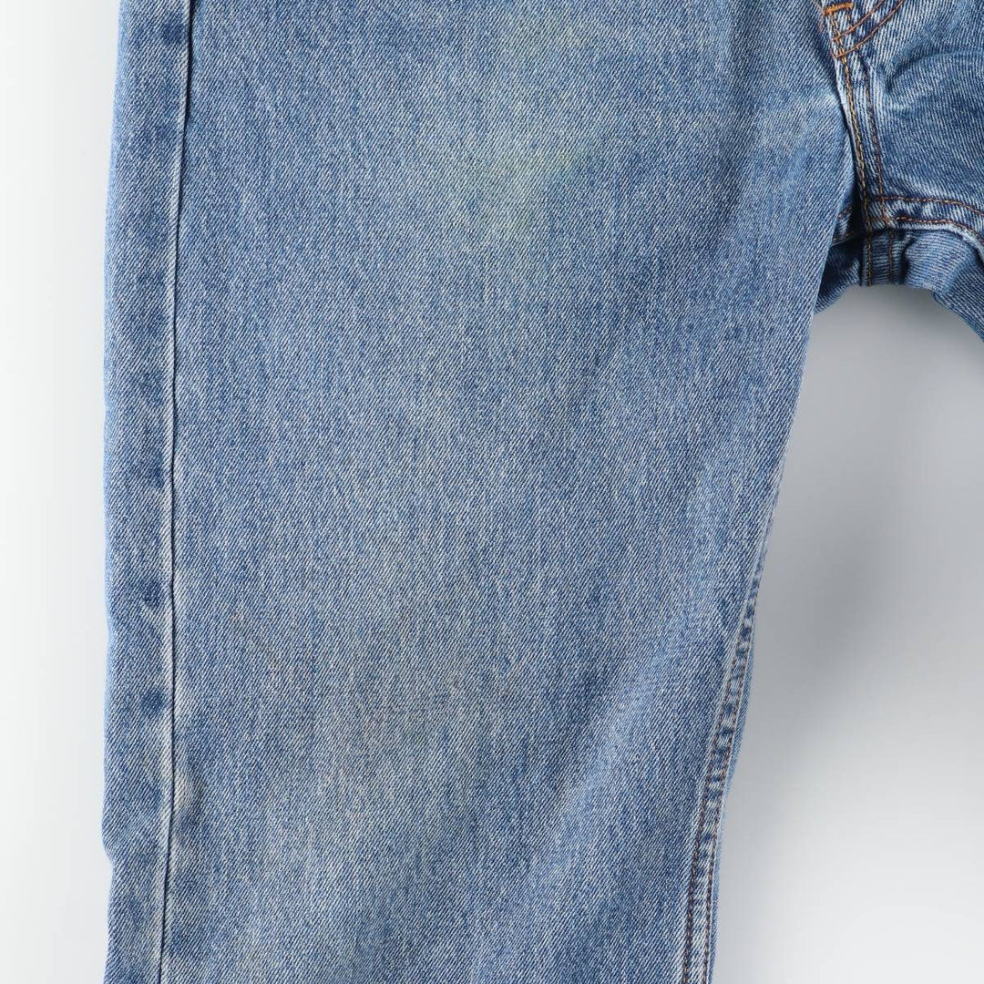 Levi's 505 Tapered Denim Pants, Men's W35 (approx.), Vintage cotton blue type Vintage Second Hand